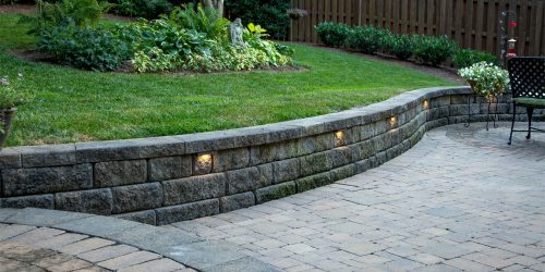 Retaining Wall, Landscaping Wall, Stone Wall, Flower Bed