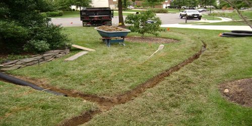 French Drains, Drain Tile, Landscaping Drain, Rock Drain